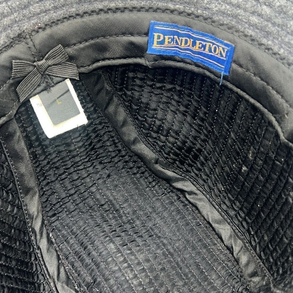 PENDLETON Grey Wool Bucket Hat-L - Picture 5 of 6